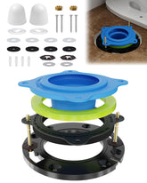 boeemi toilet flange kit with elastic wax seal enables clean, no-mess installations.