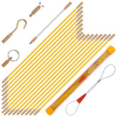 Boeray 22ft fiberglass wire-pulling kit in a compact case ready for wall installations.