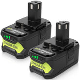 Boetpcr 8000mAh battery pack powering Ryobi 18V tools longer