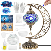 BOHMR mosaic lamp kit packaging with contents for easy crafting