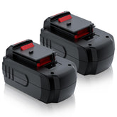 Bonadget 2-pack 5000mAh Ni-MH battery for Porter Cable 18V extends run time.