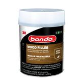 Bondo Wood Filler two-part formula bonds permanently to wood surfaces for lasting repairs.