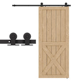 BONIKLUBA 72in sliding barn door kit for smooth, quiet operation in modern homes.