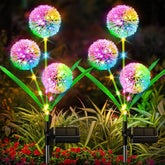 BONLION dandelion light 4pack for vibrant garden accents