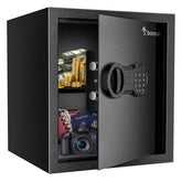 Bonsaii steel safe box front view for secure home and office storage