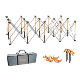 Bora Centipede 30in folding work table setup enables fast setup for projects.