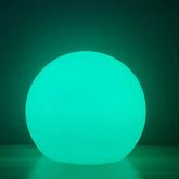 Borelor LED Ball Light showing 16 colors for mood setting indoors or outdoors.