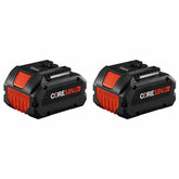 Bosch GBA18V80-2PK front view highlights compact, high-power design for longer tool runtime.