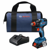 Bosch GDX18V-1800B12 front view shows two-in-one design for fast bit and socket work