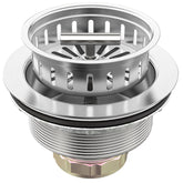 BOTEMY B9171 brushed stainless steel basket close-up showing durable construction