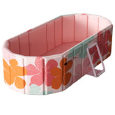 Bounvi 47-inch portable bathtub interior offers spacious legroom.