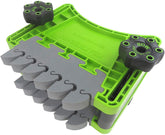 BOW FeatherDUO FP3 featherboard on table saw for precise feeds and safer operation