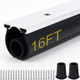 BOWSEN heavy-duty U+O ring garage door seal on bottom edge with durable barrier