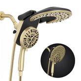 BOZYBO foldable rain shower head delivering spa-like rainfall