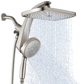 Bozybo high-pressure rain shower head with handheld combo for full-body coverage.