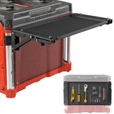 BPOPO folding magnetic table on Milwaukee Packout, ready for on-site tasks.