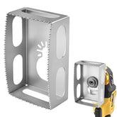 BPOPO square slot cutter for Dewalt 20V creates precise outlet box openings.