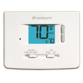 Braeburn 1020NC thermostat with bright blue display for easy viewing and quick temperature checks