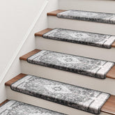Brakki Bullnose Stair Treads on wood step with non-slip grip