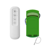 Breeze Bay remote 99770 enables light dimming and fan speed control.