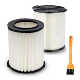 Brensten VF4000 replacement filter for Ridgid, Husky, Craftsman vacuums captures fine dust.
