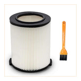 Brensten VF4000 replacement filter for Ridgid vacuums improves dust capture and air quality