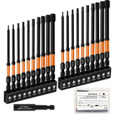 Bretreead Impact 4in hex bit set cover with organized storage case