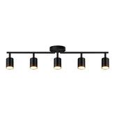 Bricosmocon 5-light track lighting kit ready for assembly enhances modern ceiling lighting
