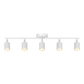 Bricosmocon track lighting kit in ceiling setup for versatile room illumination.