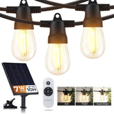 Brightech Ambience Pro string lights illuminate patios with a warm, inviting glow