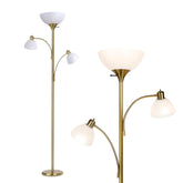 Brightech Sky Dome double torch lamp front view for balanced ambient lighting.
