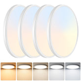 Brightever 9-Inch ultra-thin flush-mount LED light for modern living spaces.