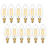 Brightever E12 candle bulb with warm 2700K glow for cozy spaces