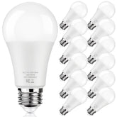 Brightever LED bulbs 12 pack front view high brightness for living rooms