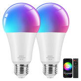 Brightever Smart A19 color changing with remote for ambient mood lighting.
