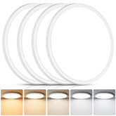 Brightever ultra-thin flush mount 12-inch fixture for modern ceilings.