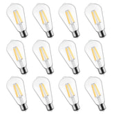 Brightown 12-pack LED Edison bulbs in packaging for vintage-style lighting