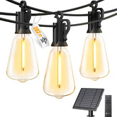 Brightown 202ft solar string lights with remote control for easy outdoor evenings