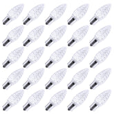 Brightown C9 LED bulbs pack 50 for energy-saving holiday lighting.