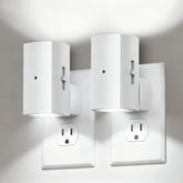 Brightown night light with rotating plug for hallway placement and flexibility