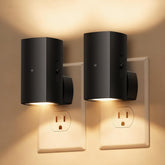 Brightown night light with rotating plug for flexible outlet placement and safety.