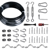 Brightown String Lights Hanging Kit cable-assembly for sturdy outdoor installs and reduced sag.