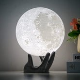 Brightworld Moon Lamp 7.1-inch crater-detail for realistic nighttime ambiance