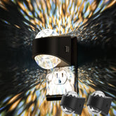 Briignite night light wall plug provides gentle hallway illumination for safe nighttime trips.