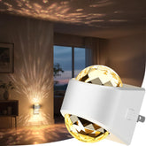 Briignite star projector night light with up-down projection for nursery ambiance.