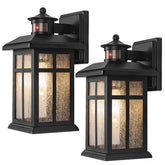Brilvibera motion sensor wall light front view boosts outdoor safety and curb appeal
