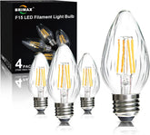 BRIMAX F15 LED porch light bulb with wrinkle glass for outdoor ambiance