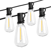 BRIMAX outdoor string lights with 10 bulbs brighten patios with warm, inviting glow.