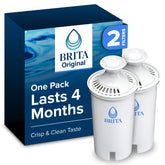 Brita Standard two-filter pack ready to replace filters for fresher water