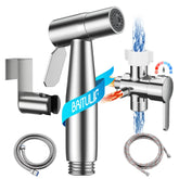 BRITULIF hot and cold bidet sprayer mounted on tank for convenient warm wash